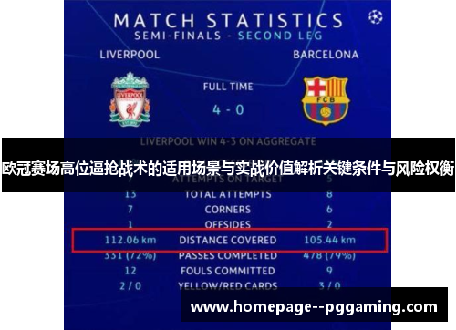 欧冠赛场高位逼抢战术的适用场景与实战价值解析关键条件与风险权衡